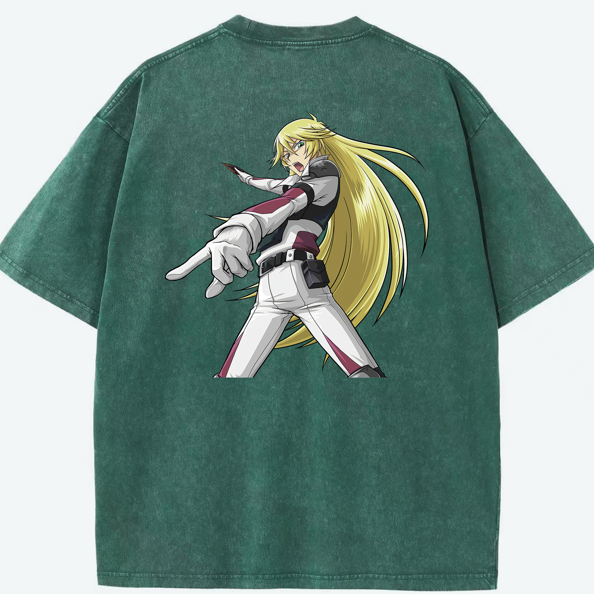 （画像用） 遊☆戯☆王 Yu-Gi-Oh! 綿100% ヴィンテージ風 半袖Tシャツ（背面プリント）